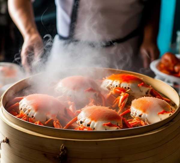 大闸蟹烹饪秘诀，蒸煮时间揭秘