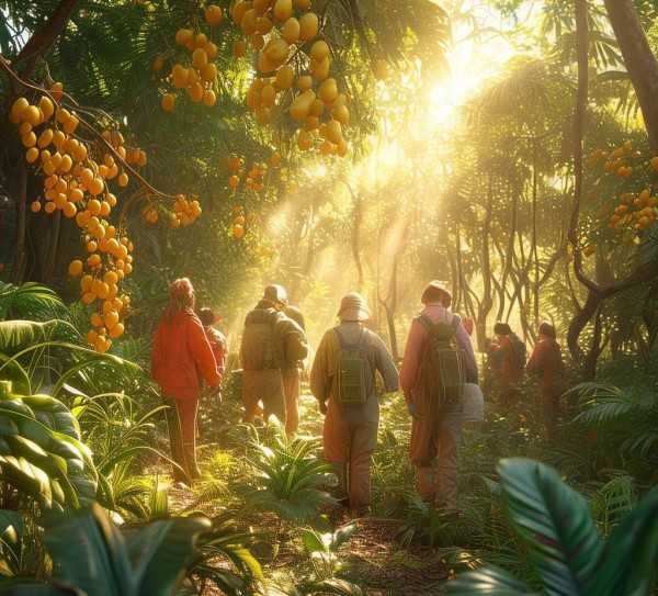 揭秘热带果王蜜的神秘原产地,蜜，探寻我国热带果王的原产地之谜,营养价值,风味,第1张