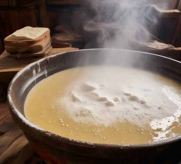 传统豆腐制作秘籍，黄豆与石膏粉的黄金配比大揭秘,配比，一斤黄豆放多少石膏粉，揭秘传统豆腐制作的秘密,营养价值,比例,第1张