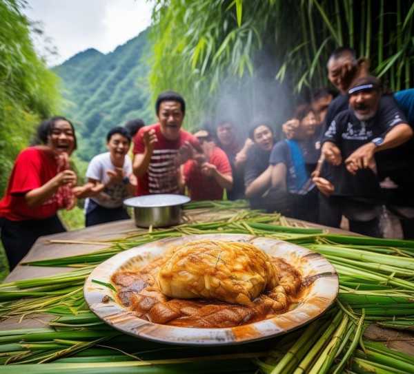 宜昌蒿子粑粑，寻味湖北传统美食之旅,探寻美食之源，蒿子粑粑——探寻湖北宜昌的特产佳肴,营养价值,风味,传承,第1张