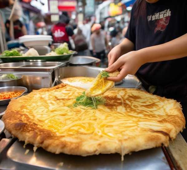 探寻鸡蛋灌饼的地域风味之谜,鸡蛋灌饼，探寻这独具特色小吃背后的地域传奇,风味,传承,美味佳肴,第1张