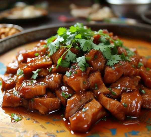 探寻蒜泥白肉的地理文化传承,蒜泥白肉，探寻这道美味佳肴的地理渊源,风味,美味佳肴,比例,第1张