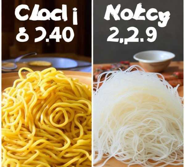 面条与米粉热量对决，揭秘哪种主食热量更高？,面条与米粉热量拼，哪种主食更热量？,健康饮食,热量,第1张