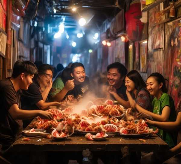 长沙小龙虾馆探秘，寻味城市中的美食宝藏,长沙美食探秘，盘点那些让人回味无穷的小龙虾馆,风味,传奇,第1张