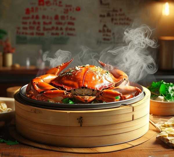 清蒸大闸蟹家常做法，轻松学会烹饪之道,家常美味，如何清蒸大闸蟹的做法，让你轻松掌握烹饪技巧,营养价值,美味佳肴,烹饪技巧,第1张