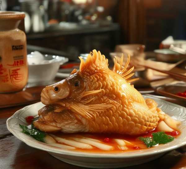 松鼠桂鱼，溯源经典，品味独特风味,松鼠桂鱼，探寻这道经典佳肴的菜渊源与独特风味,风味,传承,美味,第1张