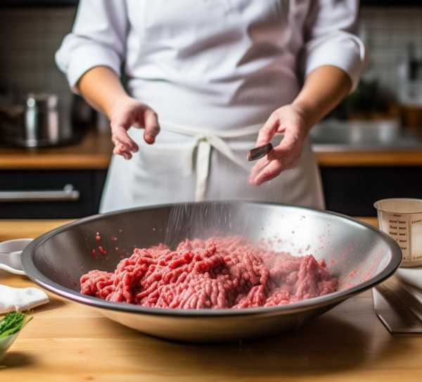 肉馅烹饪秘籍，水量比例揭秘，让菜肴鲜嫩多汁！,揭秘肉馅烹饪秘诀，一斤肉馅放多少水，让你的菜肴鲜嫩多汁！,美味,猪肉馅,烹饪秘诀,第1张
