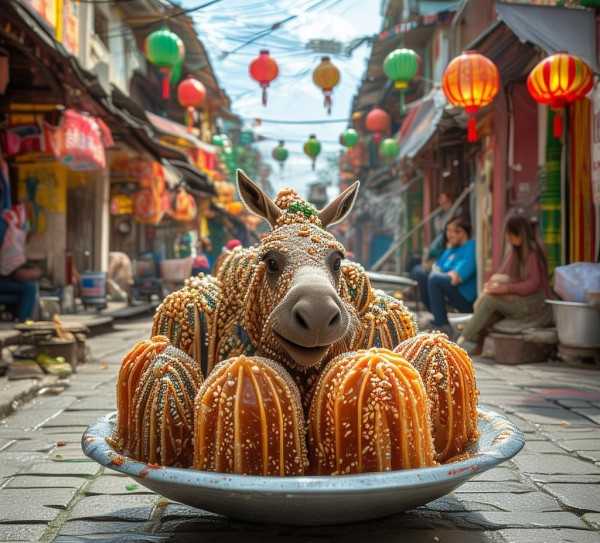 驴打滚，品味传统小吃，探寻地方特色与魅力,驴打滚，探寻传统小吃的地方特色与魅力,营养价值,风味,传承,第1张