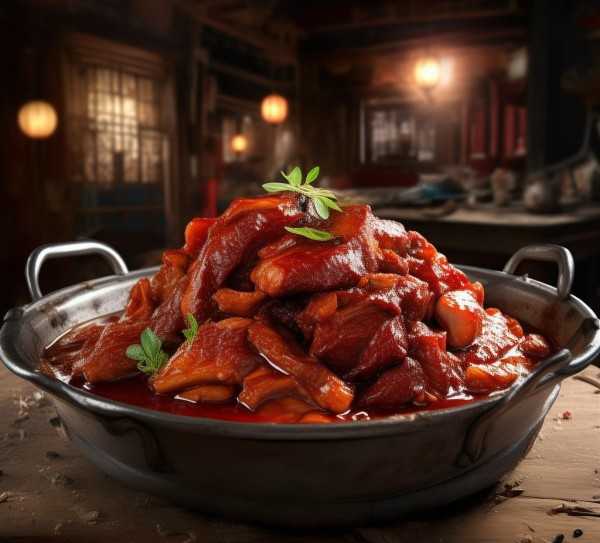 红烧肉的起源之谜,红烧肉，探寻这道经典菜肴的菜根源,营养价值,风味,传承,第1张