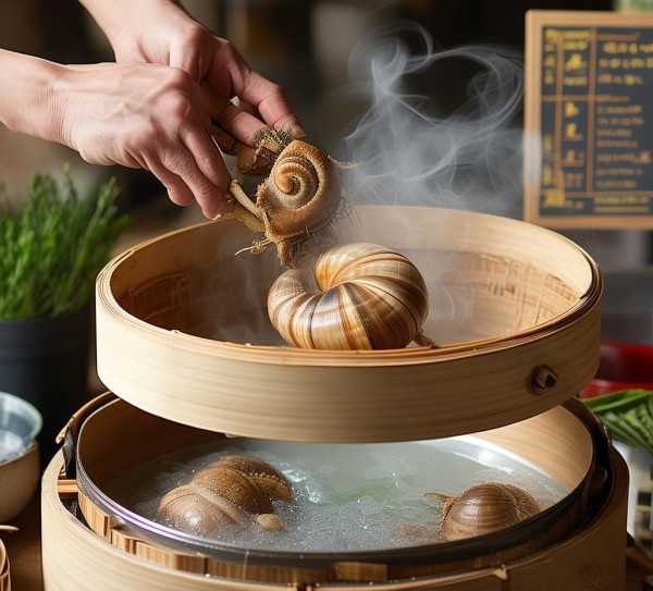 蒸海螺的最佳时长与技巧大揭秘,海螺蒸多久最合适？揭秘蒸海螺的技巧与时间,美味,熟度,第1张